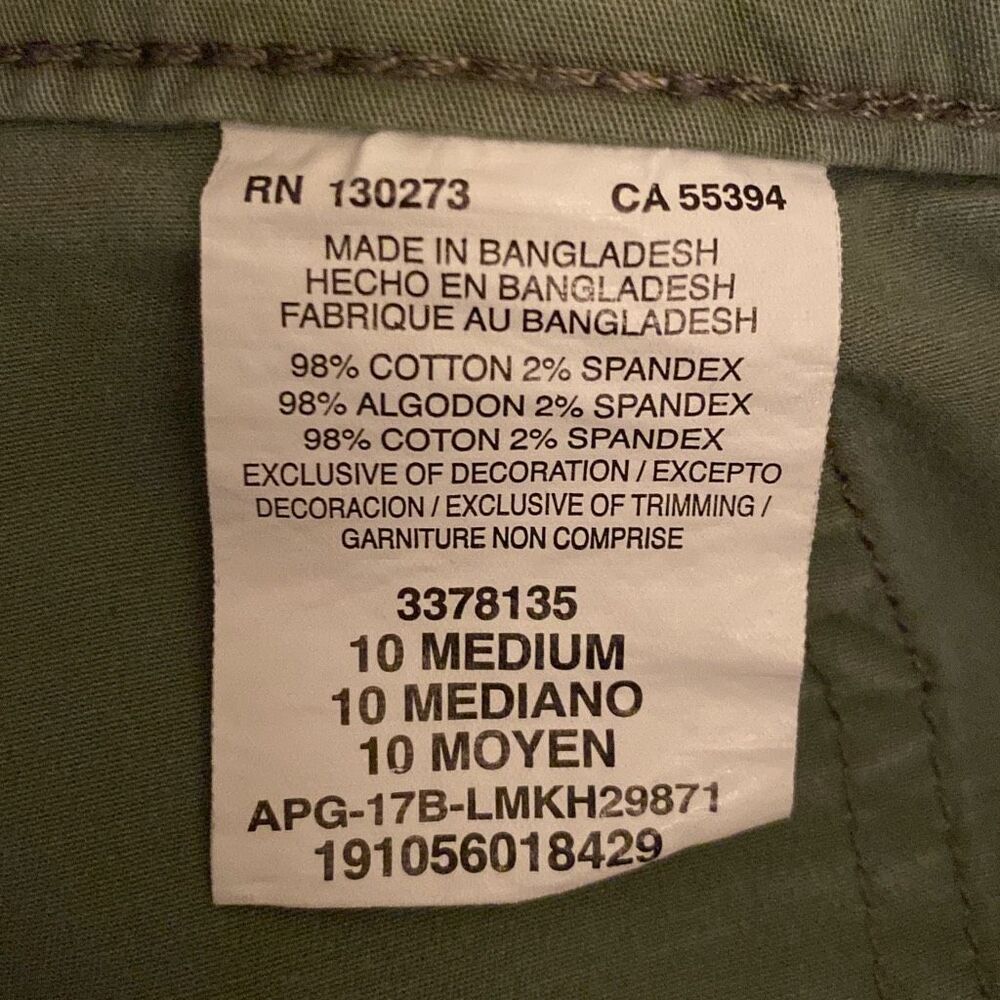 Lee Women's Olive Capris - Picture 10 of 12